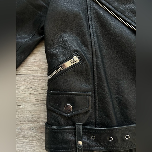 Genuine Leather Zara Biker Jacket - Picture 12 of 16